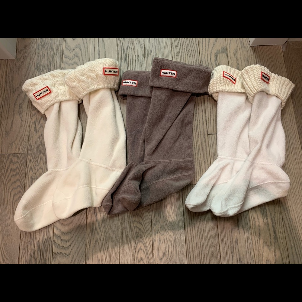 Hunter Boot Socks - tall boots, medium. $18 each.